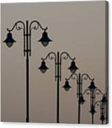 Street Lamps Canvas Print