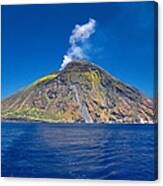 Stromboli Volcanic Island Canvas Print