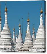 Stupas At Sandamuni Pagoda Canvas Print