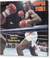 Sugar Ray Leonard, 1981 Wbcwba Welterweight Title Sports Illustrated Cover Canvas Print