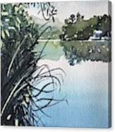 Summer Lakeside Canvas Print