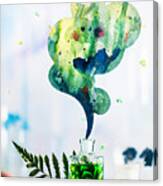Summer Perfume (green) Canvas Print