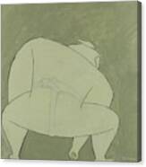 Sumo Wrestler Canvas Print