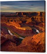 Sunrise Canyon Canvas Print