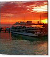 Sunrise In Cancun Canvas Print