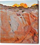 Sunrise On Valley Of Fire State Park Canvas Print