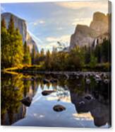 Sunrise On Yosemite Valley Yosemite Canvas Print