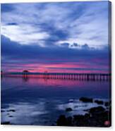 Sunrise Pier Canvas Print