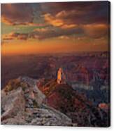 Sunrise Point Imperial North Rim Grand Canyon National Park Arizona Canvas Print