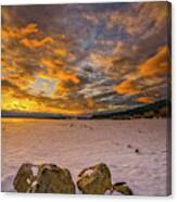 Sunrise Rocks Canvas Print