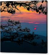 Sunset At Ravens Roost Ii Canvas Print