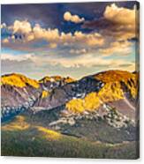 Sunset At Rock Cut Canvas Print