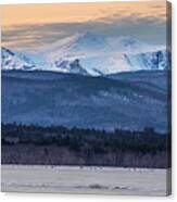 Sunset Glow Over Washington Canvas Print