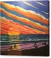 Sunset On Anna Maria Island Canvas Print