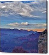 Surreal Canyon Clouds Canvas Print