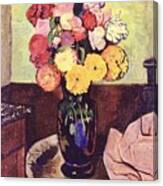 Suzanne Valadon - Vase Of Flowers Canvas Print