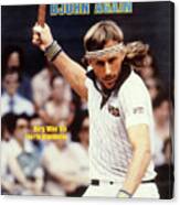 Sweden Bjorn Borg, 1979 Wimbledon Sports Illustrated Cover Canvas Print