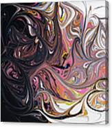 Swirling Paint, Dark To Light Canvas Print