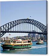 Sydney Harbour Bridge And City Skyline Canvas Print