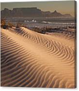 Table Mountain And The Outline Of Canvas Print