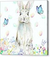 Tall Easter Bunny Canvas Print