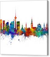 Tallinn Estonia Skyline Canvas Print