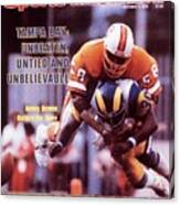 Tampa Bay Buccaneers Dewey Selmon... Sports Illustrated Cover Canvas Print