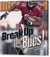 Tampa Bay Buccaneers Warrick Dunn... Sports Illustrated Cover Canvas Print