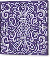 Tapestry Square 5 Mystical Purple Canvas Print