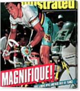 Team Z Clothing Greg Lemond, 1990 Tour De France Sports Illustrated Cover Canvas Print