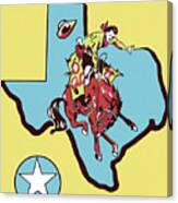 Texas Rodeo Canvas Print
