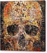 Textured Skull Canvas Print