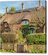 Thatched Cottage In Chipping Campden, Gloucestershire Canvas Print