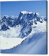 The Alps At Chamonix, France Canvas Print