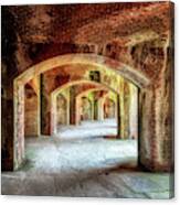 The Arches Of Fort Massachusetts Canvas Print