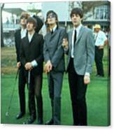 The Beatles Golfing Canvas Print