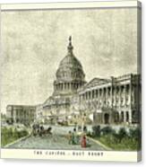 The Capitol -east Front Canvas Print