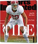 The Case For The Tide 2017-18 College Football Playoff Sports Illustrated Cover Canvas Print
