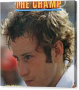 The Champ John Mcenroe Wins His Third Us Open Sports Illustrated Cover Canvas Print