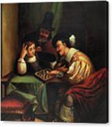 The Chess Players Canvas Print