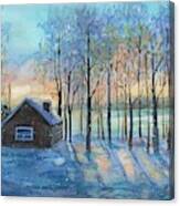 The Color Of Winter Is White ? Canvas Print