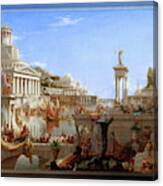 The Consummation Of Empire By Thomas Cole Canvas Print