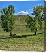 The Cross On The Hill Canvas Print