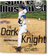 The Dark Knight Of Gotham The Mets Matt Harvey Sports Illustrated Cover Canvas Print