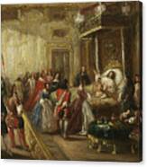 The Death Of Louis Xiv In Versailles Canvas Print