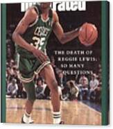 The Death Of Reggie Lewis So Many Questions Sports Illustrated Cover Canvas Print