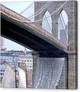 The Display Of A Man Made Waterfall Canvas Print
