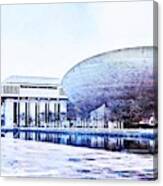 The Egg At Empire State Plaza In Albany, New York. Canvas Print