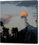 The Ever Active Volcano De Fuego Canvas Print