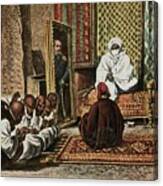 The Explorer Nachtigal With Sheik Omar Canvas Print